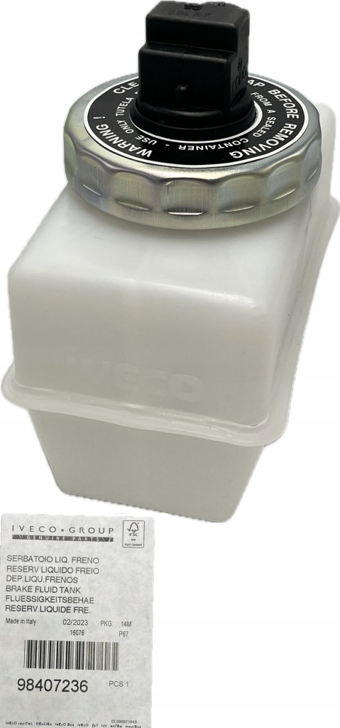фото №1, Бак рідина гальмівний iveco eurocargo оригінальний номер 98407236