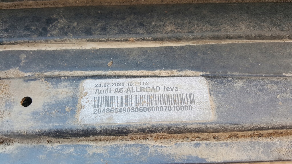 фото №11, Молдинг порог левая audi a6 c8 allroad 4k9853855