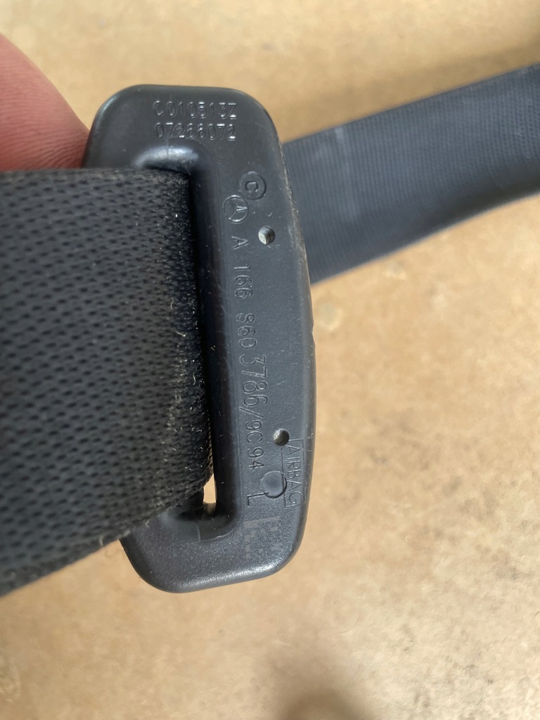 фото №8, Консоль подушка безпеки ремені mercedes w166 x166 gl комплект оригінал