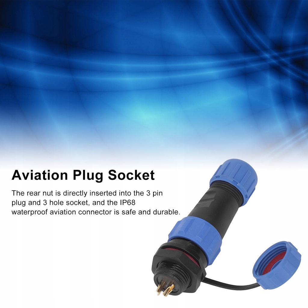 фото №15, Штекер lotnicza sp13 wodoodporne ip68