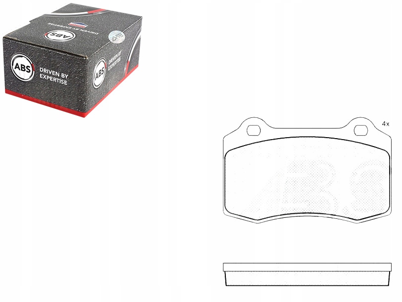 фото №1, A.b.s. гальмівні колодки гальмівні citroen ds3 1.6 racing