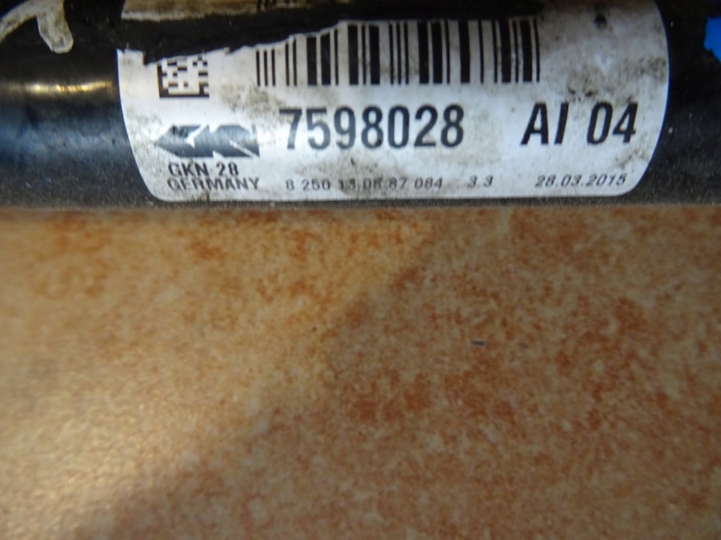 фото №4, Bmw x3 f25 привідний вал права 7598028