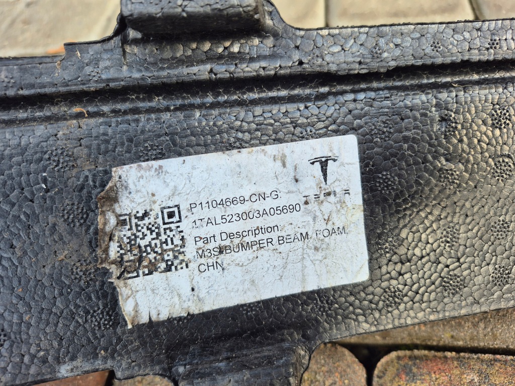 фото №8, Абсорбер підсилювач бампера передній p1104669-cn-g tesla model iii 3