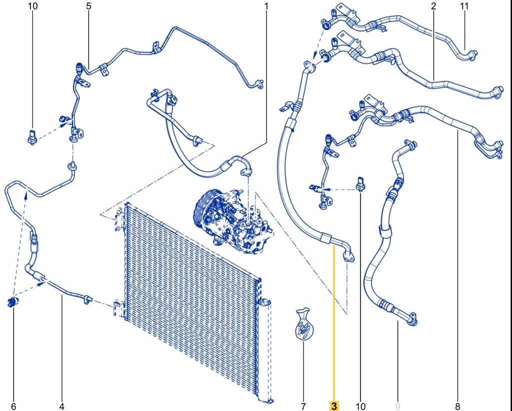 фото №13, Шланг кондиционера renault clio v captur ii