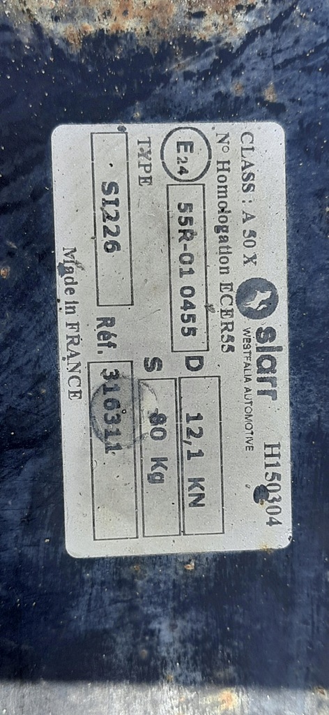 фото №11, Hak буксирувальний джгут модуль комплект renault trafic iii 10r036082