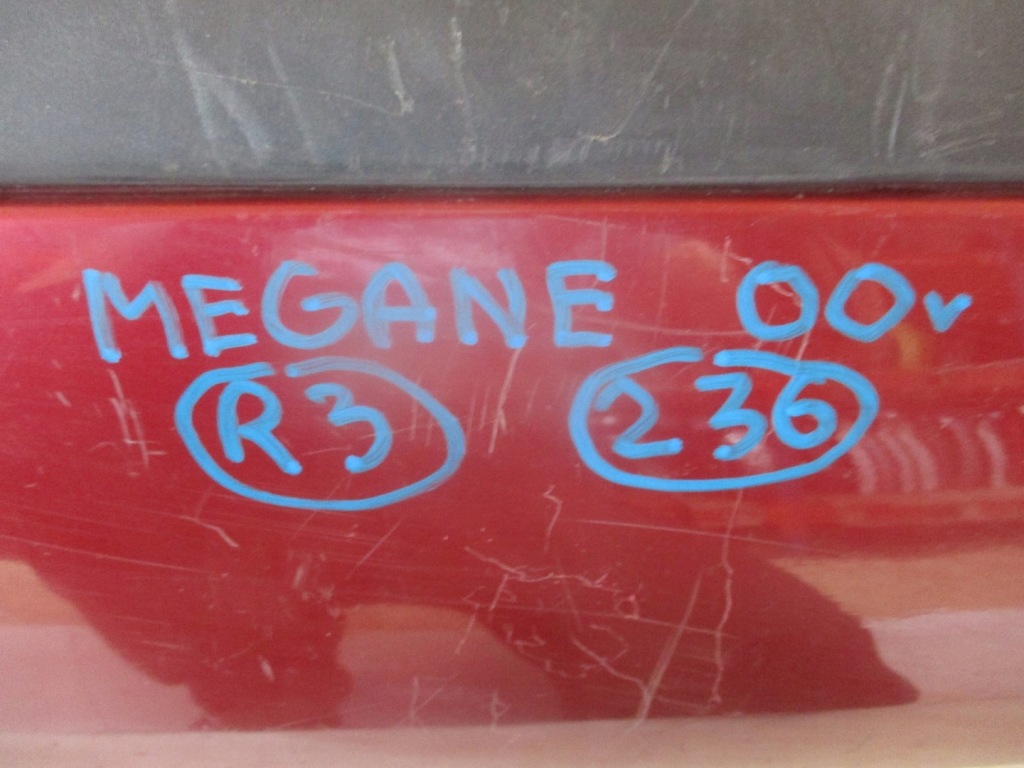 фото №4, Бампер renault megane 1 i hb задняя задний