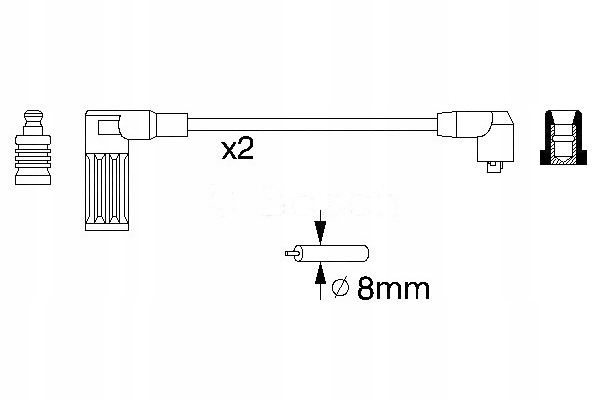 фото №1, Дроти запалювання bosch +gratisy