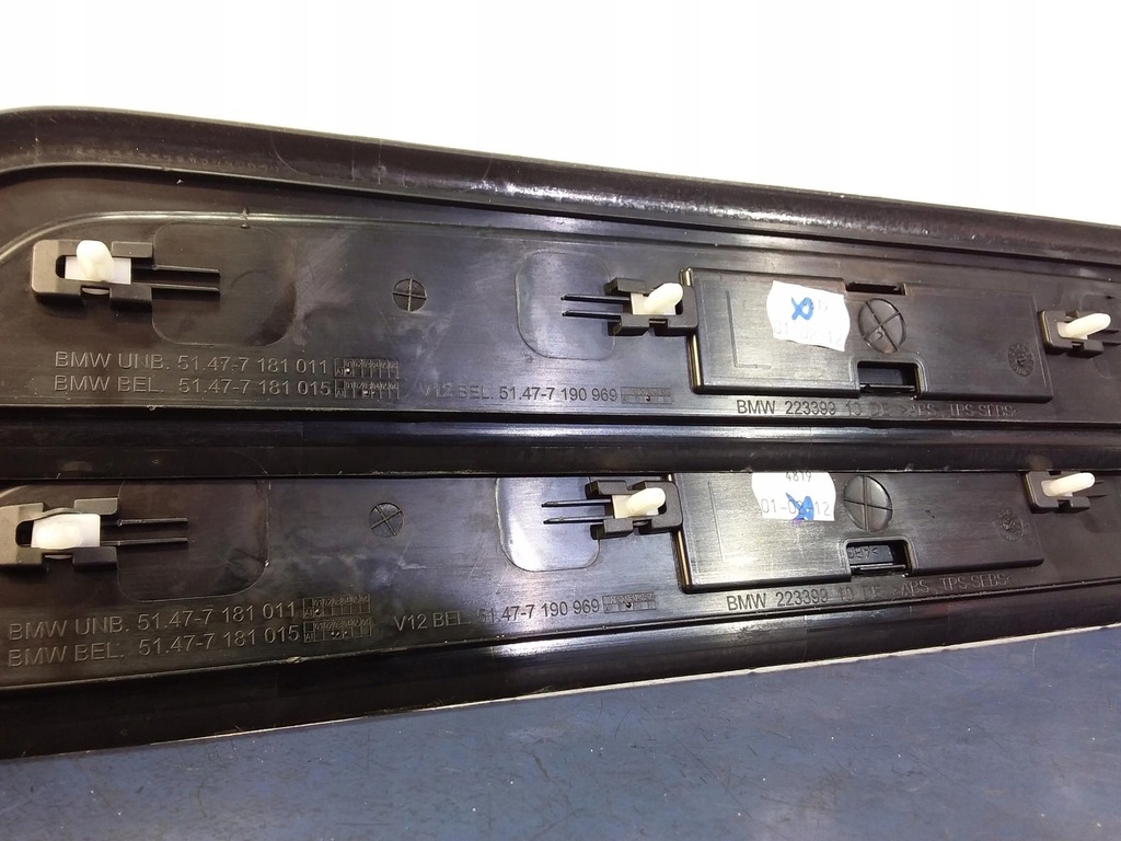 фото №4, Bmw 7 f01 накладки декоративні порогові m набір 8046135