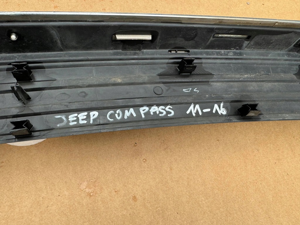 фото №12, Jeep compass i 1 lift 11-17 молдинг хром бампера задня задня