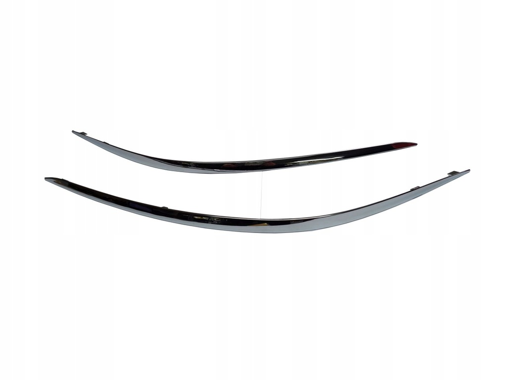 фото №1, Mercedes w211 06- молдинг хром бампер перед kpl