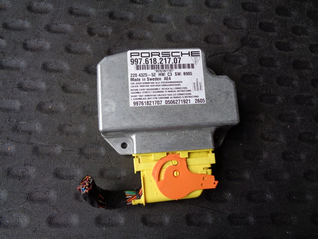 фото №1, Модуль подушка безпеки подушок porsche boxster 987