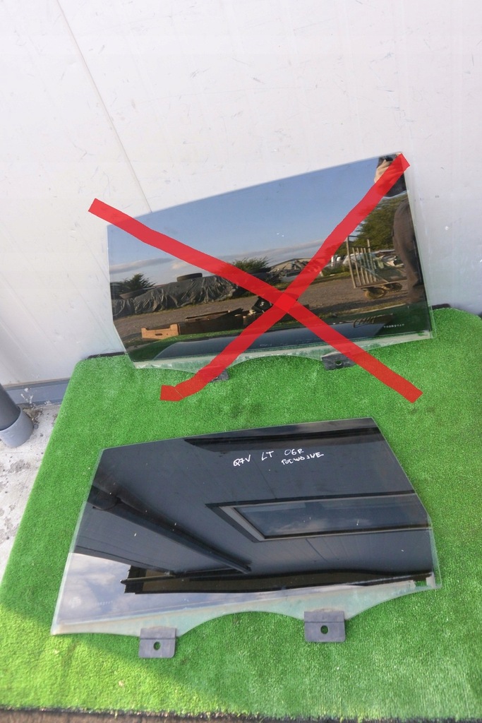 фото №1, Скло двері подвійний ліва права задня audi q7 4l 06r