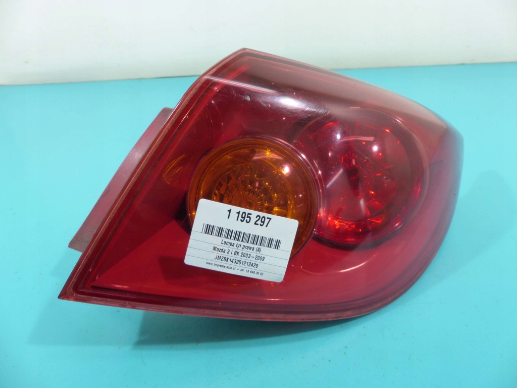 фото №2, Лампа задняя правая mazda 3 bk i хэтчбек