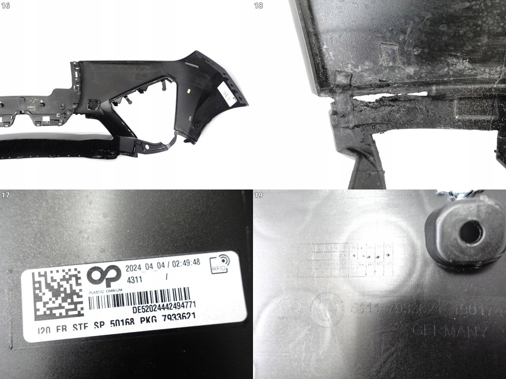 фото №11, Bmw ix i20 m60 21- m-pakiet бампер перед pdc