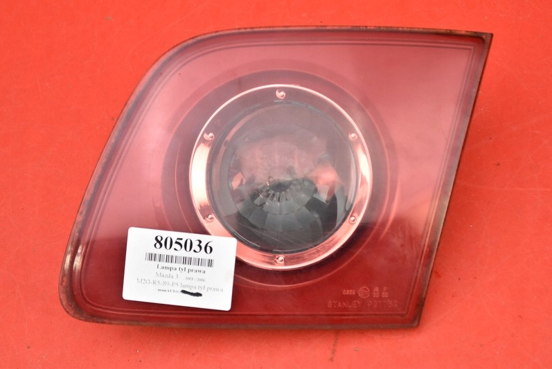 фото №1, Лампа правая задняя задняя p2775r mazda 3 1 i bk sedan 03-06