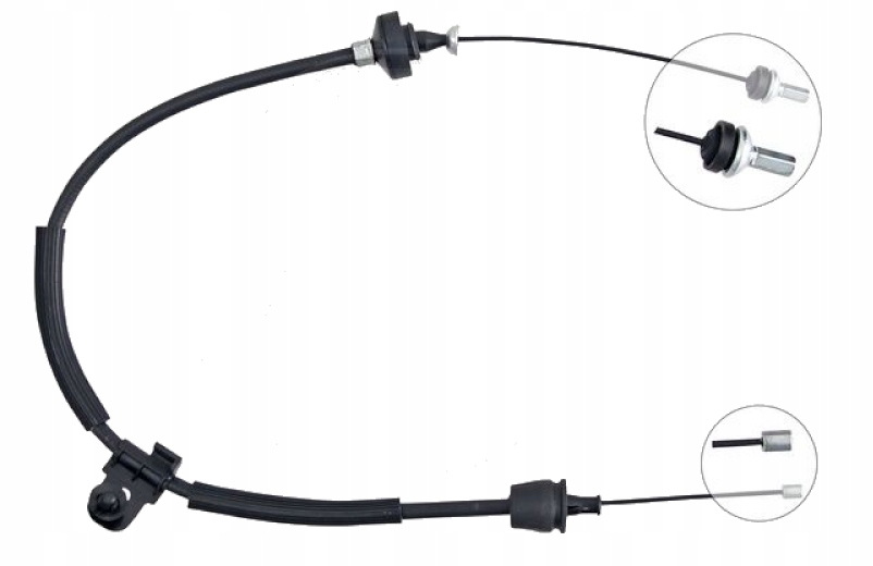 фото №1, Трос зчеплення renault twingo ii 1.2/16v 07- перед