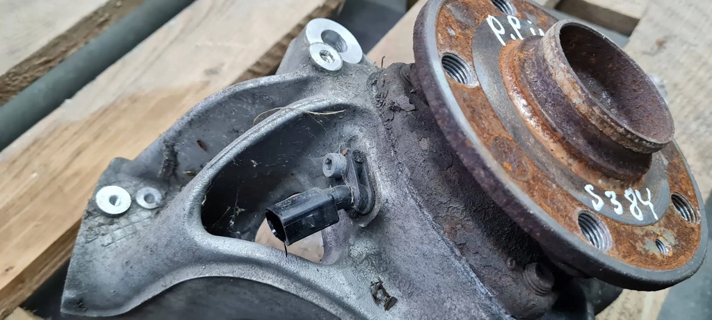 фото №11, S3 8v a3 поворотний кулак ступиця колеса права правий перед 2.0 tfsi 5wa407254a