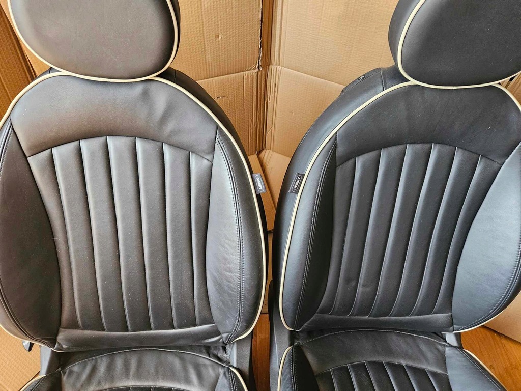 фото №8, Mini cooper r56 сидіння шкіра комплект стан bdb r50