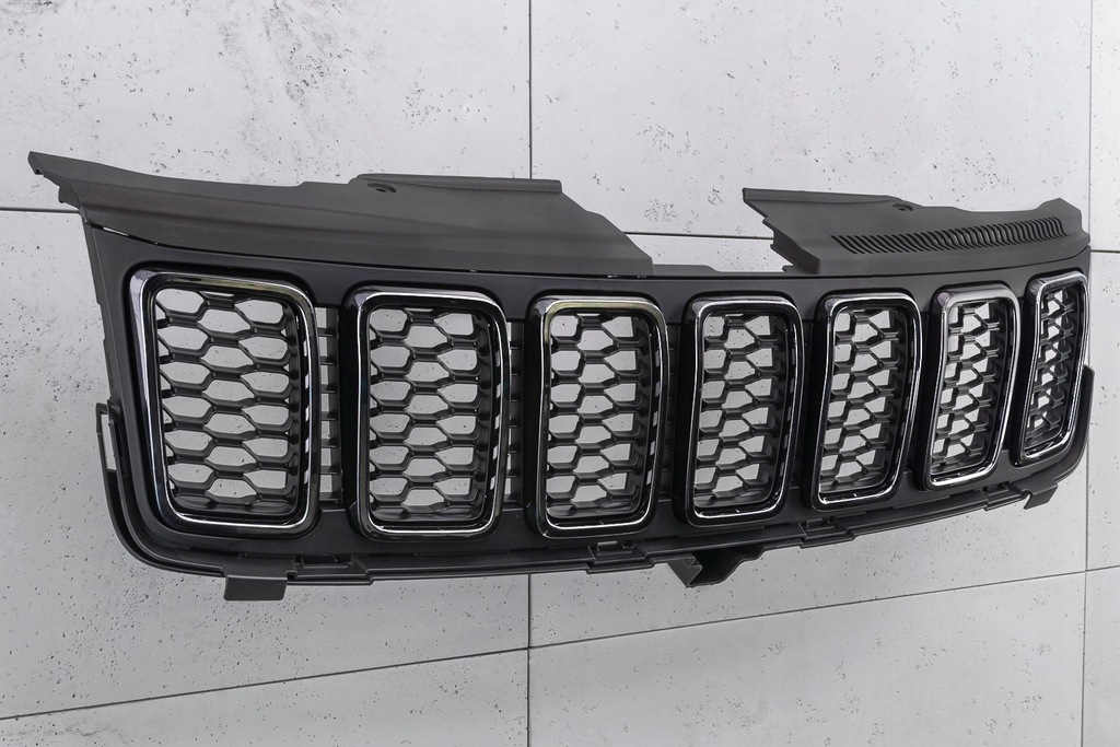 фото №9, Jeep grand cherokee iv wk2 2017-2021 решітка радіатора передній чорний 68258419ac