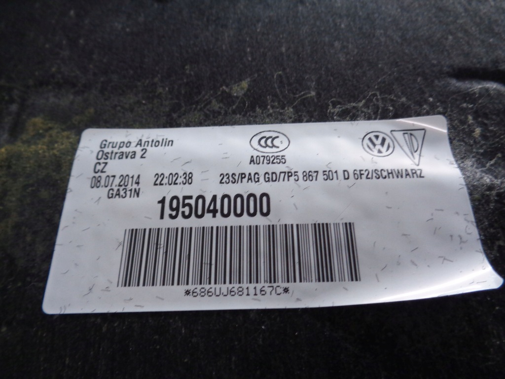 фото №12, Porsche cayenne 7p5 потолок pod панорама czarna