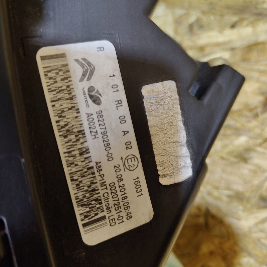 фото №8, Свет do движение dziennej перед сторона правая citroen c3 aircross 9822790280