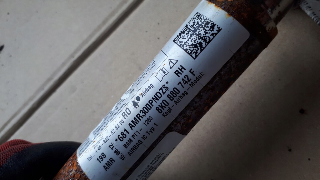 фото №6, S4 b8 lift a4 шторка безпеки повітряна права 8k0880742f