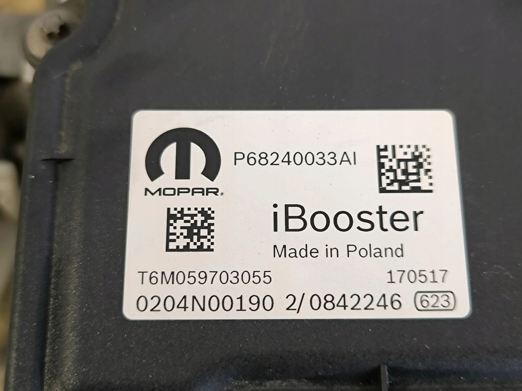 фото №7, Chrysler pacifica 2018 регулятор підсилювач гальмування