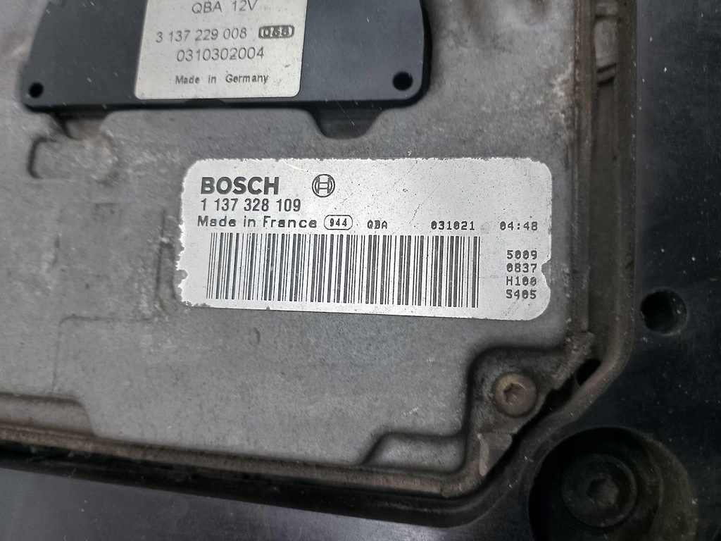 фото №6, Вентилятор радіатора з модуль mercedes-benz klasa e w211 0130706802