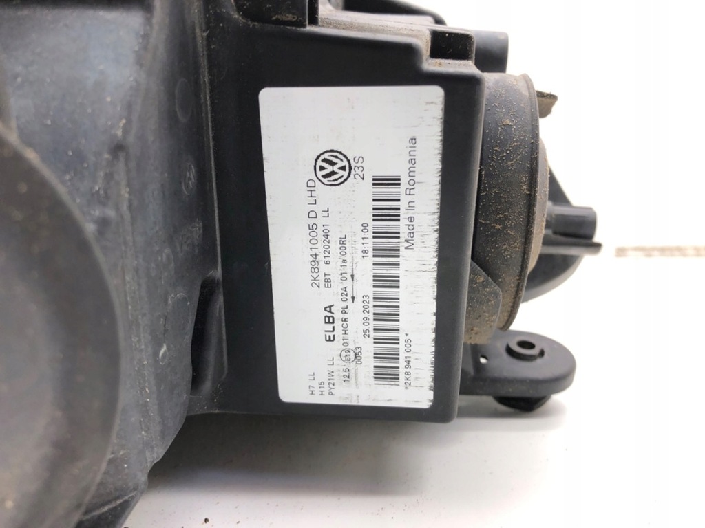 фото №6, Фара левый перед vw caddy v 2k8941005d лампа