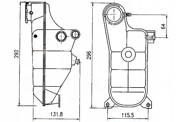 фото №2, Бачок расширительный жидкость радиатора [behr hell