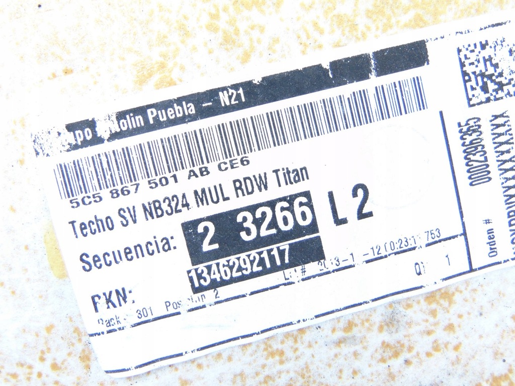 фото №5, Kpl czarna стеля vw new beetle ii 5c r-line