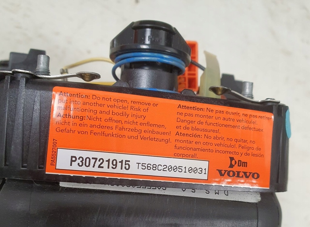 фото №6, Приборная панель консоль подушки безопасности ремни volvo v70 iii оригинал