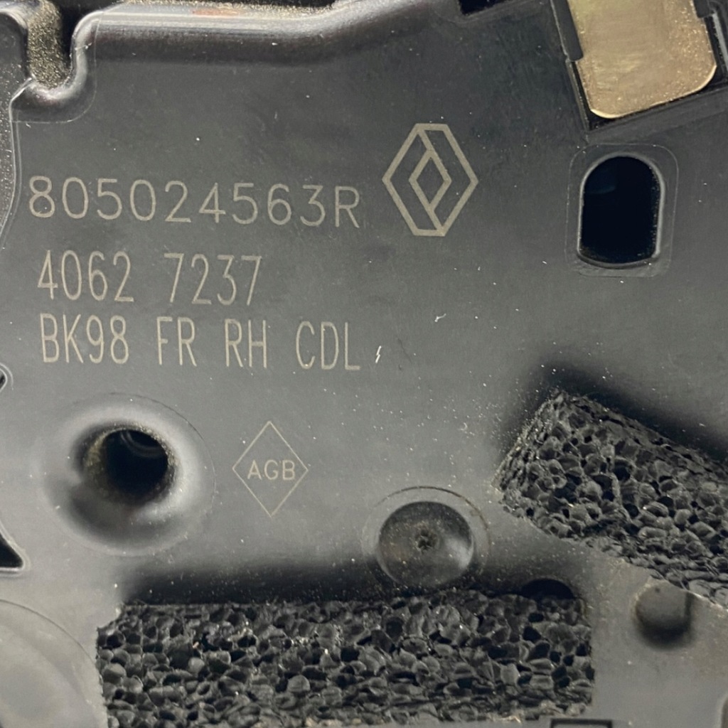 фото №11, Замок дверь правый перед 4pin renault clio iv