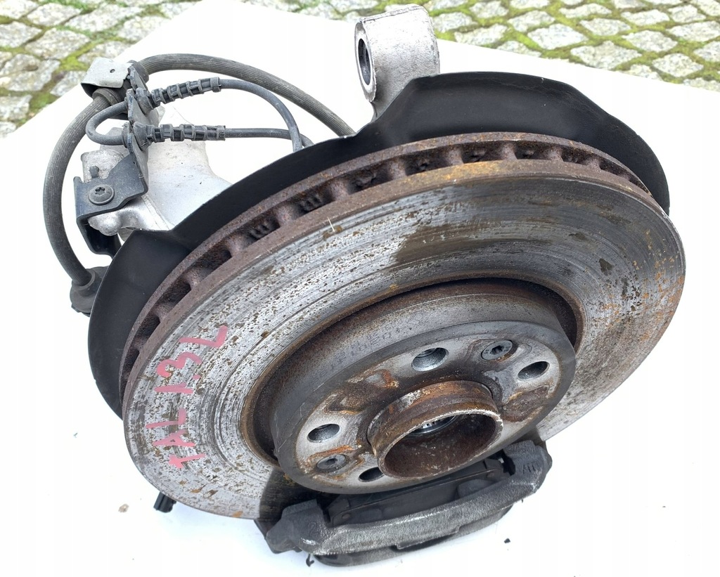 фото №9, Renault talisman 1.3 tce правая поворотный кулак ступица амортизатор 4 управление перед