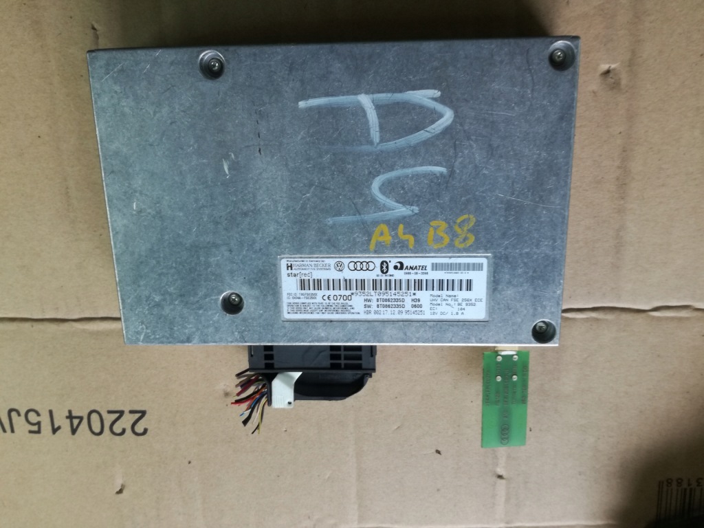 фото №1, Audi a4 b8 модуль блок керування bluetooth 8t0862335d