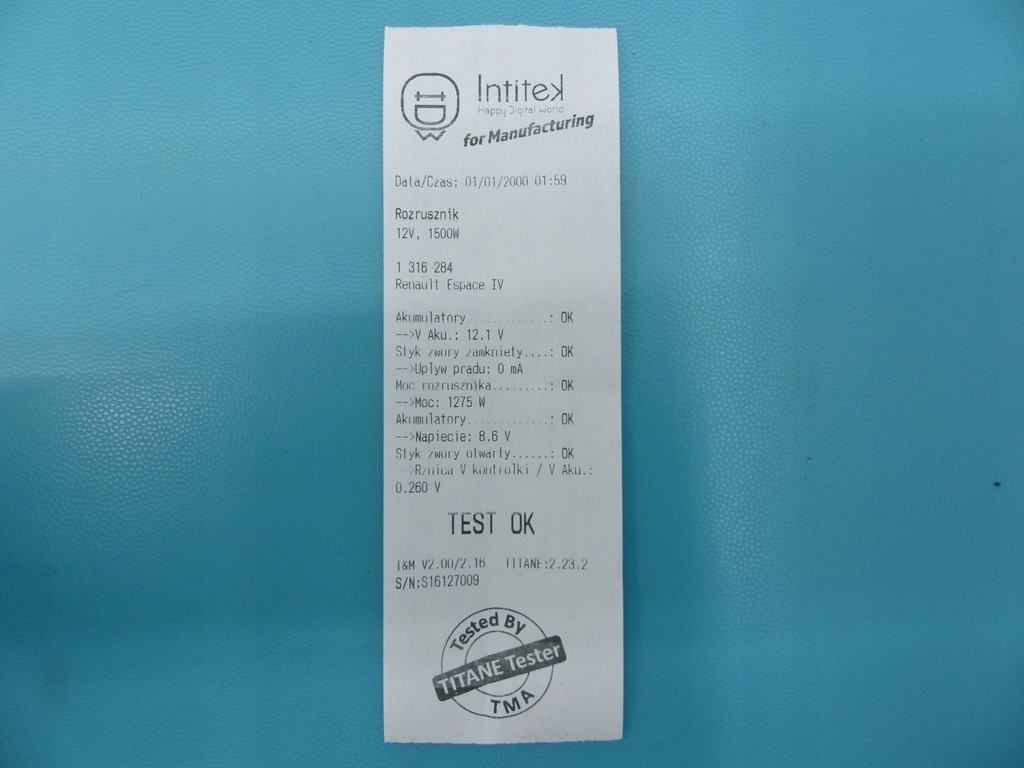 фото №5, Test стартер renault espace iv 3.0 dci