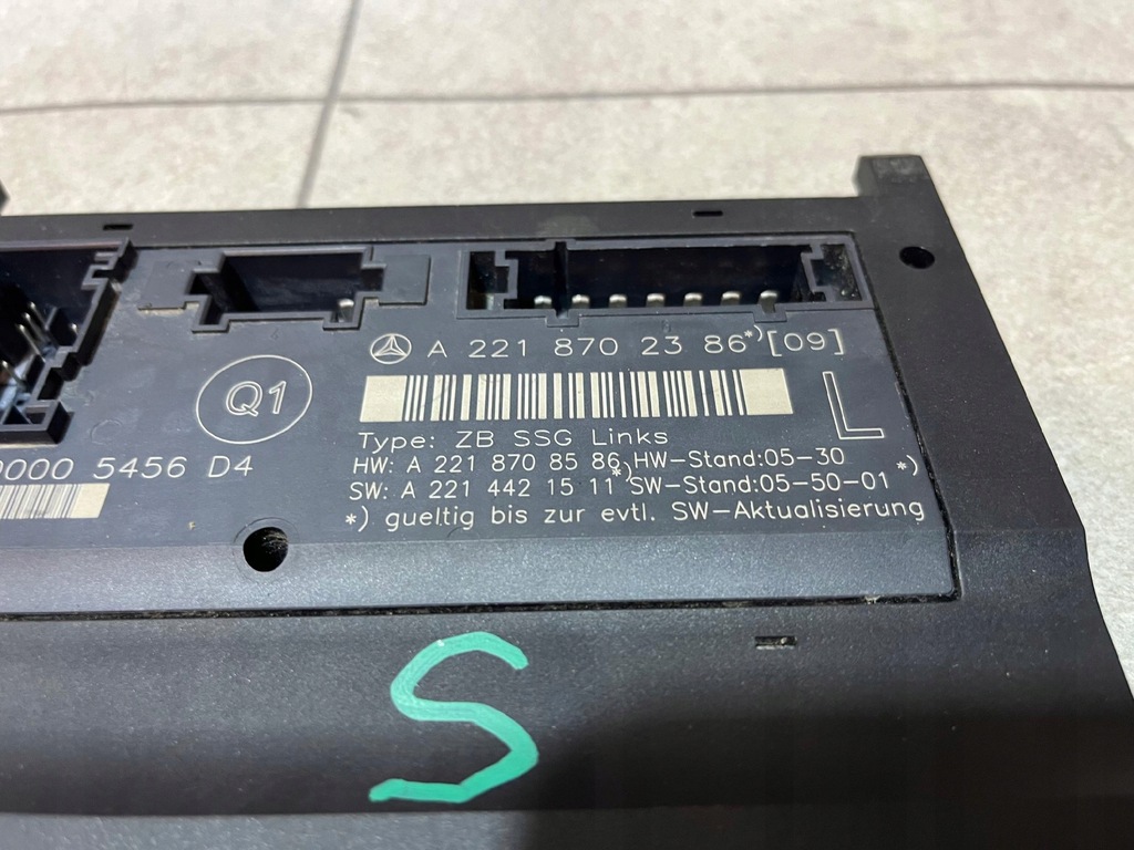 фото №7, Mercedes w221 модуль сидіння перед лівий правий bdb