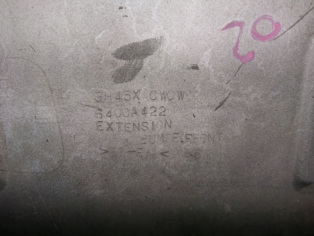 фото №8, Mitsubishi outlander 2 lift бампер перед спойлер