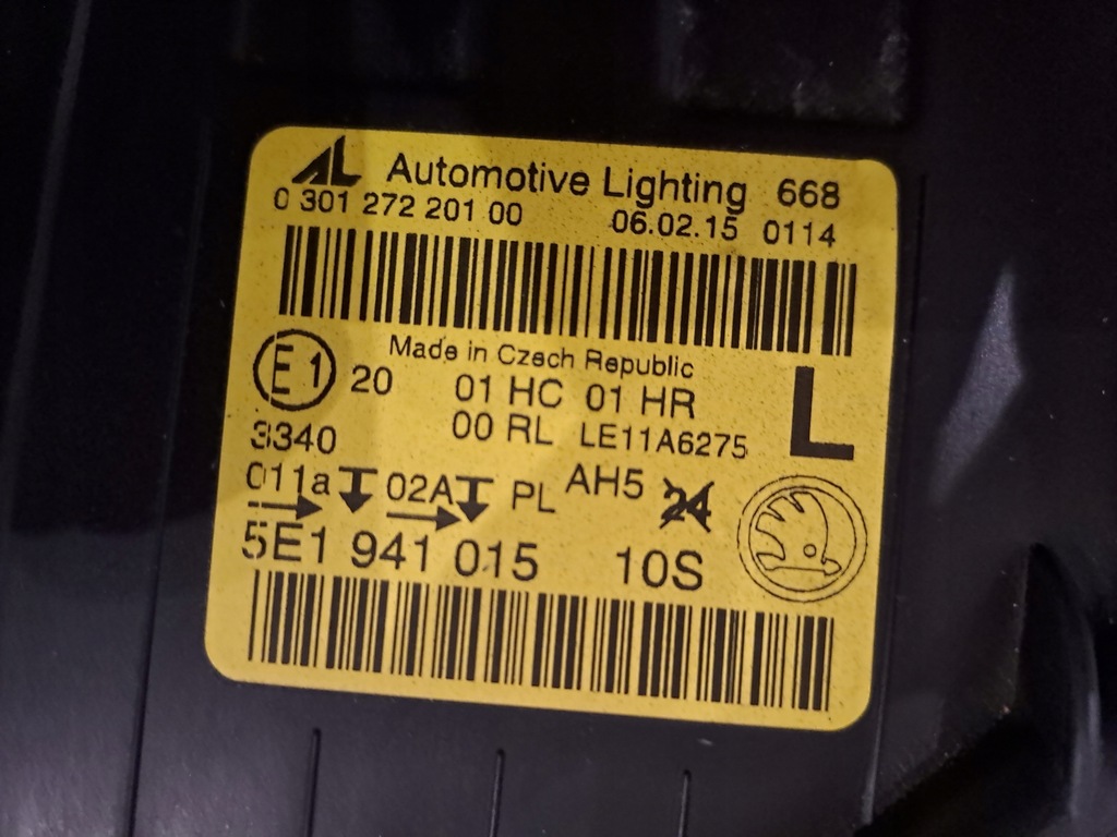 фото №7, Skoda octavia 3 лампа ліва права перед