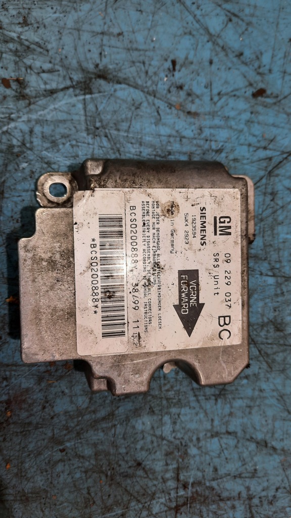 фото №1, Датчик подушка безпеки 09229037 opel astra g