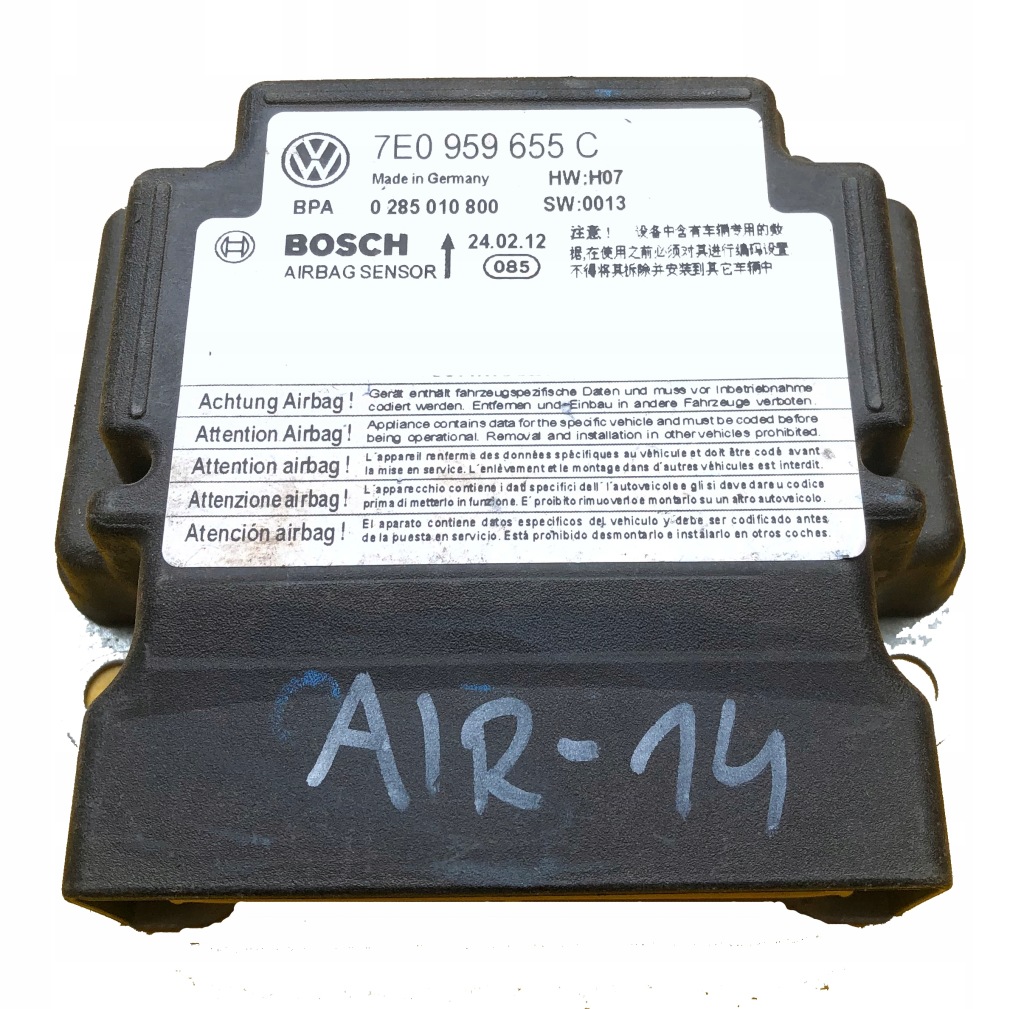 фото №1, Подушка безпеки vw transporter t5 lift 7e0959655c dopiszę