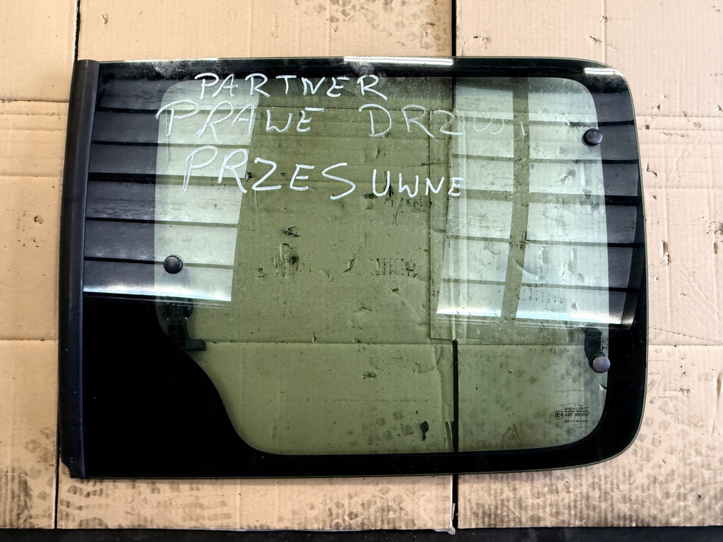фото №1, Стекло правая задняя дверь przesunych citroen berlingo partner