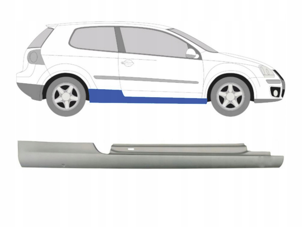 фото №1, Порог ремкомплект порог правая 3d pvw76005br