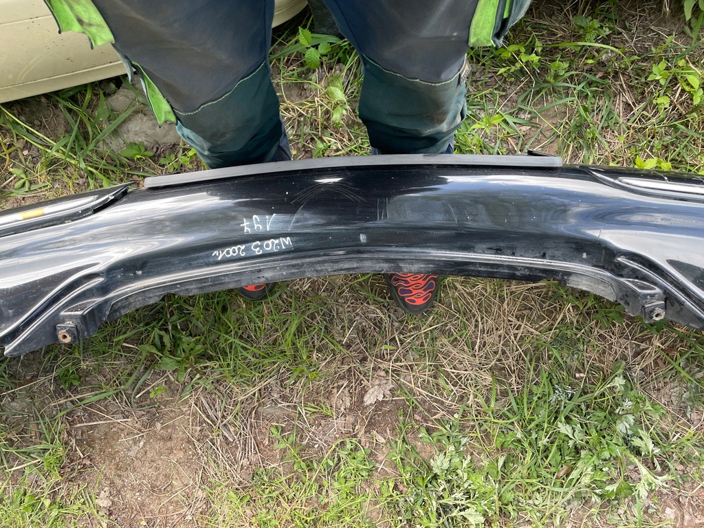 фото №11, Mercedes w203 бампер перед передний лак- 197