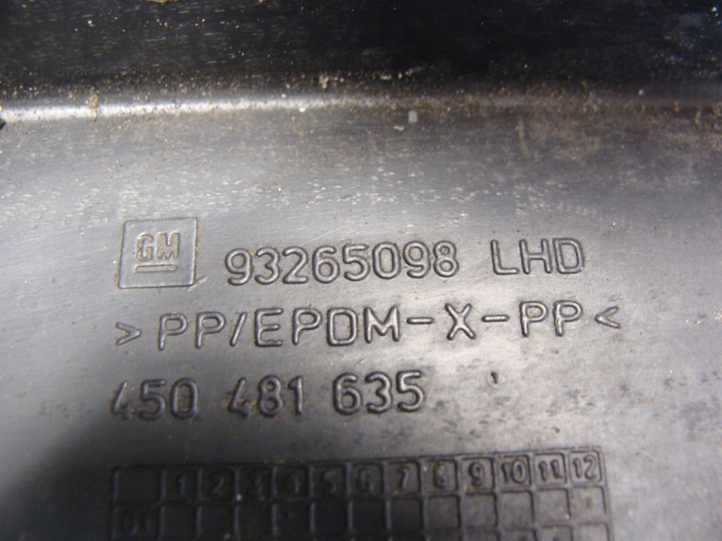 фото №6, Opel meriva a жабо пластиковый eu 93265098