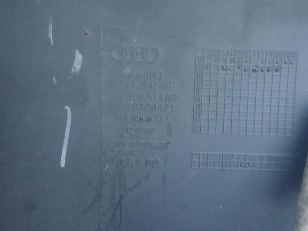 фото №14, Audi rs6 c7 4g kombi lift 15-18 бампер задняя pdc