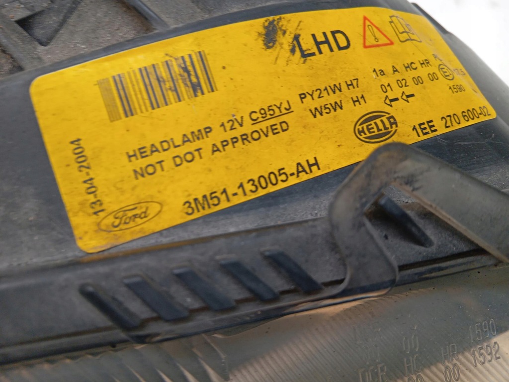 фото №7, Лампа права перед ford c-max mk1