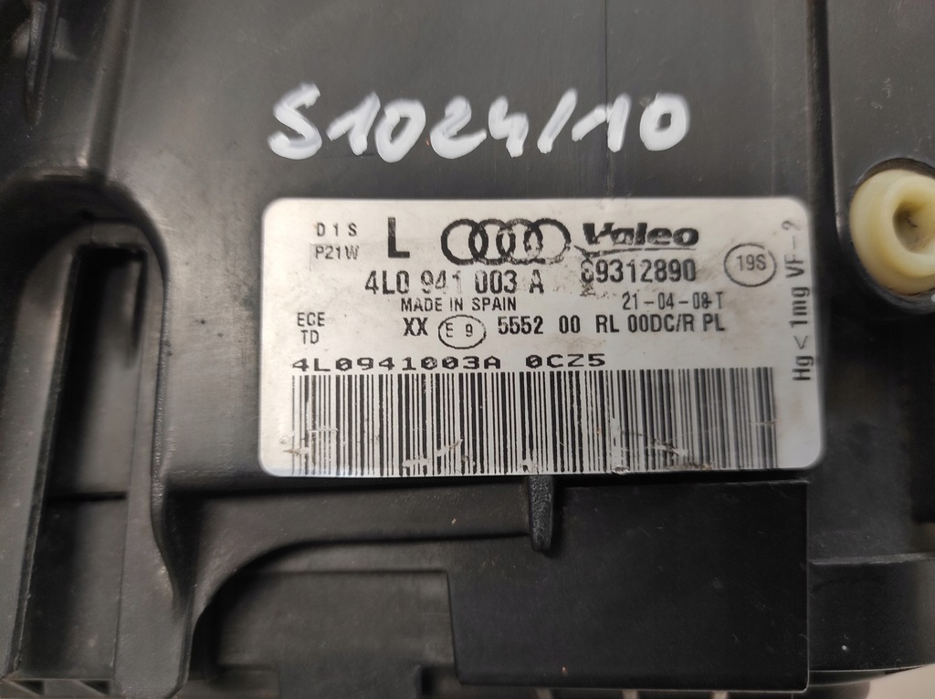 фото №10, Audi q7 05-09 лампа ліва перед ксенон 4l0941003a