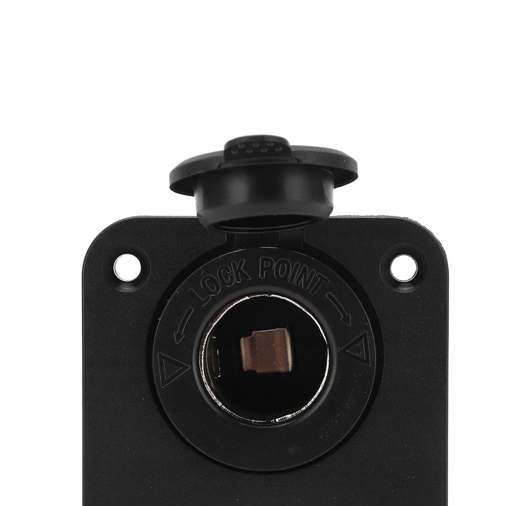 фото №9, Роз'єм прикурювача автомобільний 12-24 v, чорний,