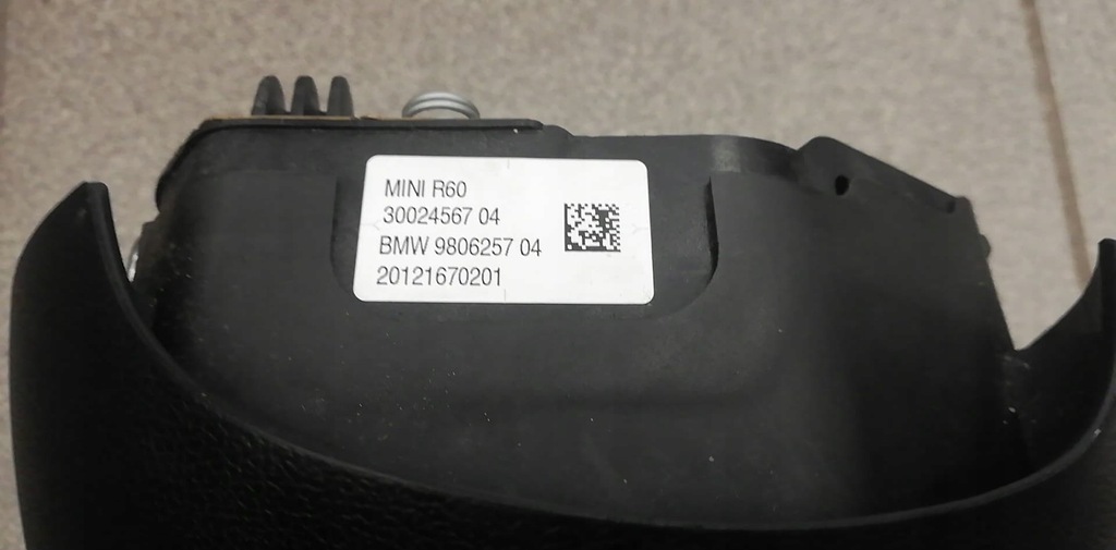 фото №4, Подушка подушка безопасности водителя mini r60 countryman